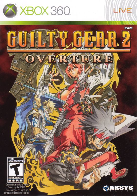 Guilty Gear 2 Overture box art for Xbox 360
